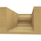 Ekena Millwork 6in. W x 4in. H x 12in. L Asheboro Woodgrain TimberThane Rafter Tail, Primed Tan RFTUR06X04X12ASHRCPR - alternate 2